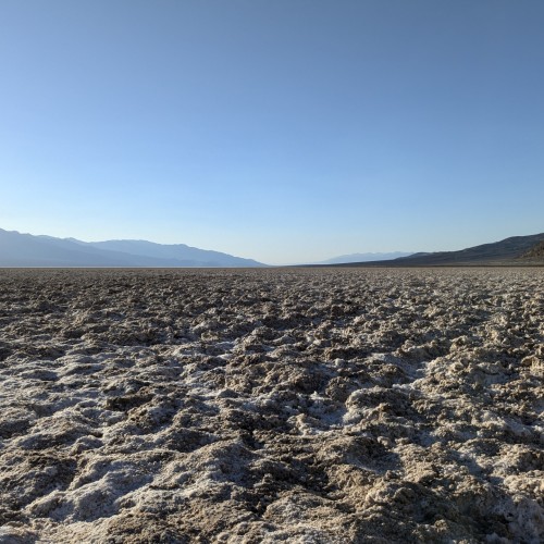 La distesa di sale di Badwater Basin