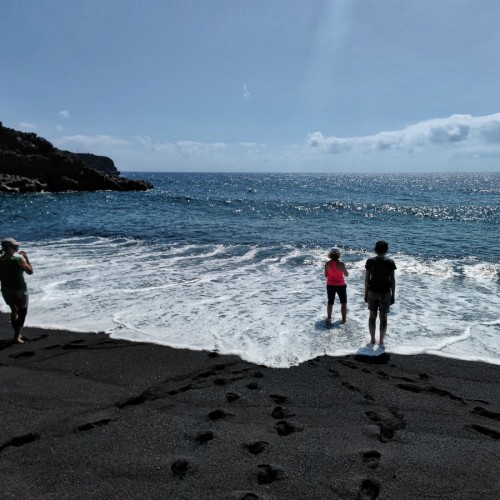 Playa del Paso sulla costa ovest di Lanzarote