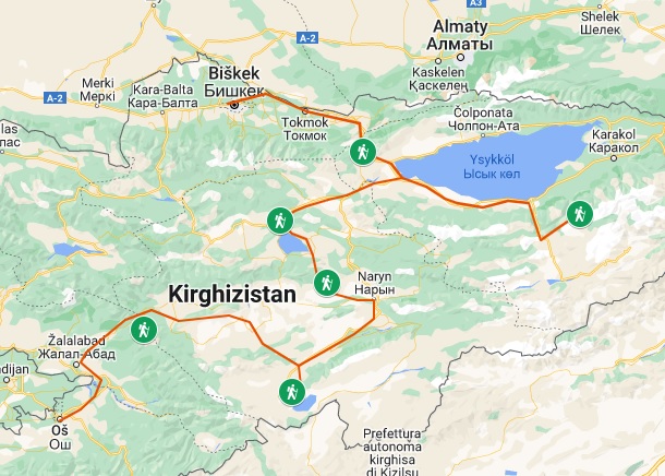 Kirghiz escursionistico (liv 3)